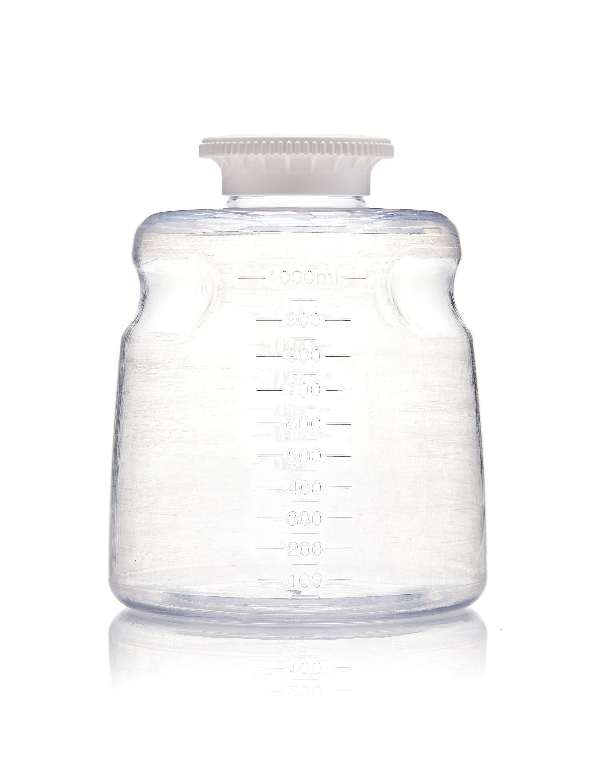 EZLabpure™ Media Bottle PETG, 250 mL, GL45 Closed VersaCap, Sterile, 24/CS