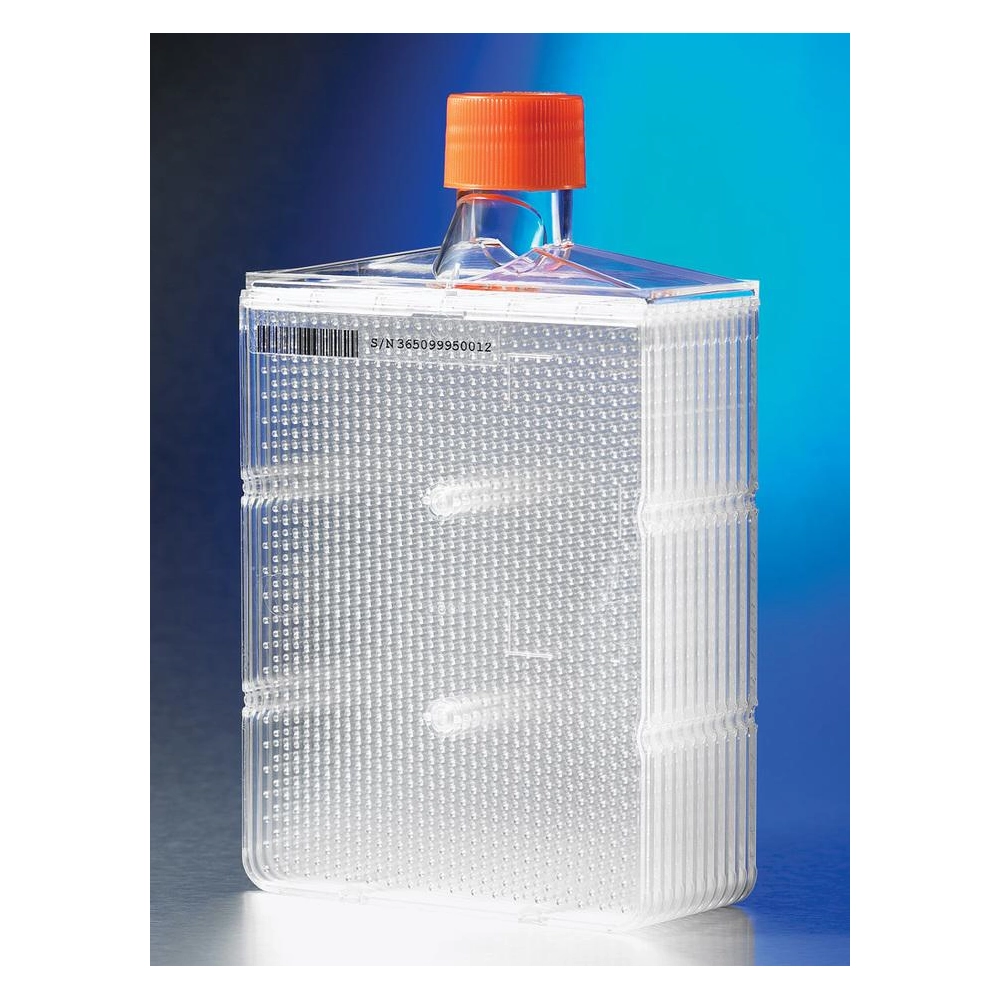 Corning CellBIND Surface HYPERFlask M Cell Culture Vessel, Treated, Sterile, Bar Coded, 4 per Bag, 24 per Case