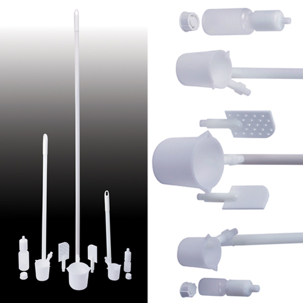 Beaker Double Spouted w Grad, HDPE 500mL, 1/EA