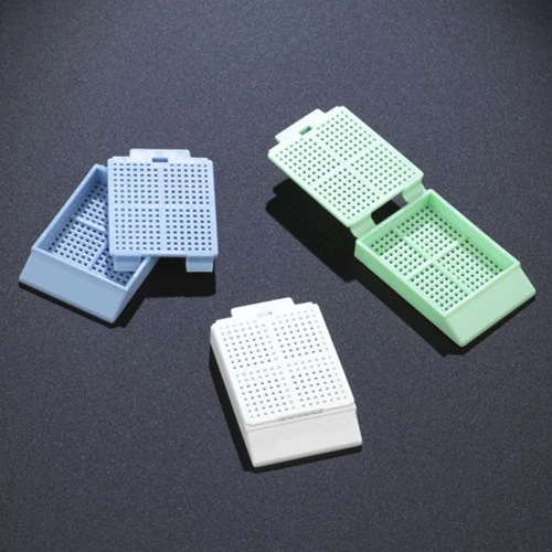 Cassette, Biopsy Embedding with Attached Lid, 30 Writing Area, ORANGE, 500/Dispenser Box, 2 Boxes/Unit