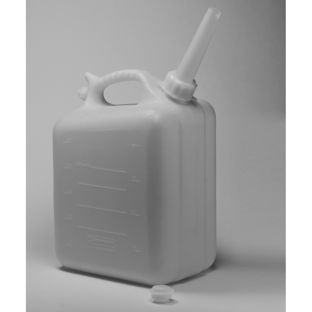JERRICAN,HDPE,2-1/2GALLON