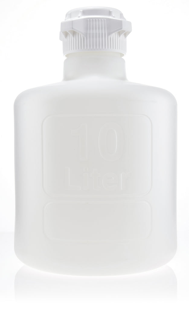 EZBio Titanium Round Carboy, PP, 10 Liter, No Spigot, VersaCap 83B, Sterile, 1/CS