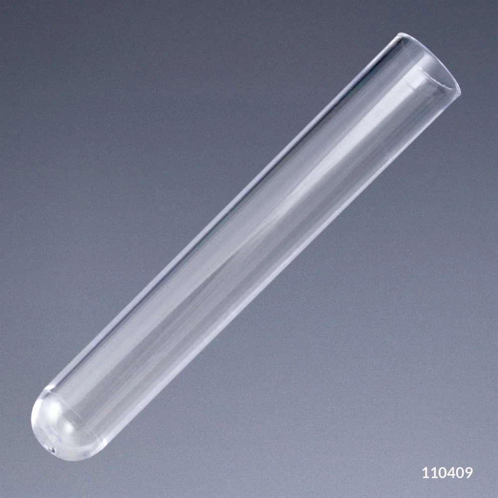 Test Tube, 12 x 75mm (5mL), PS, 250/Bag, 8 Bags/Unit
