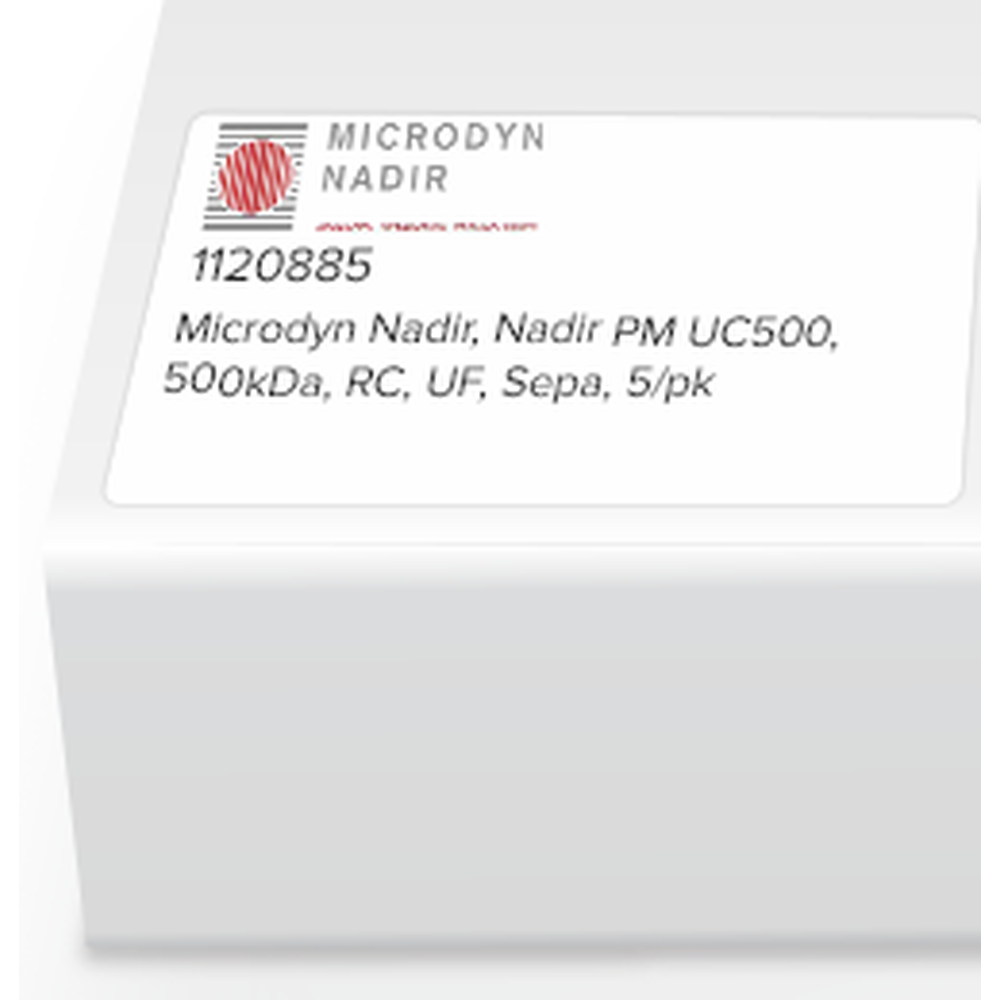 Microdyn Nadir, Nadir PM UC500, 500kDa, RC, UF, Sepa, 5/pk