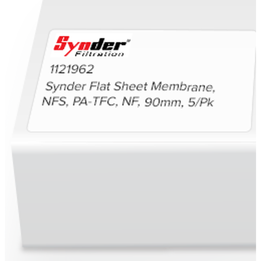Synder Flat Sheet Membrane, NFS, PA-TFC, NF, 90mm, 5/Pk