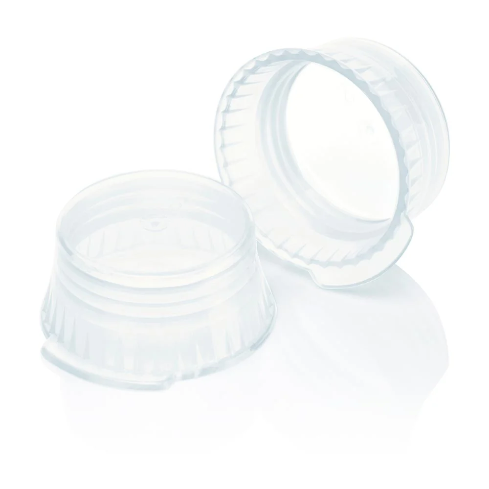 Cap, Snap, 16mm, PE, for 16mm Glass and Evacuated Tubes, Clear, cs-10000