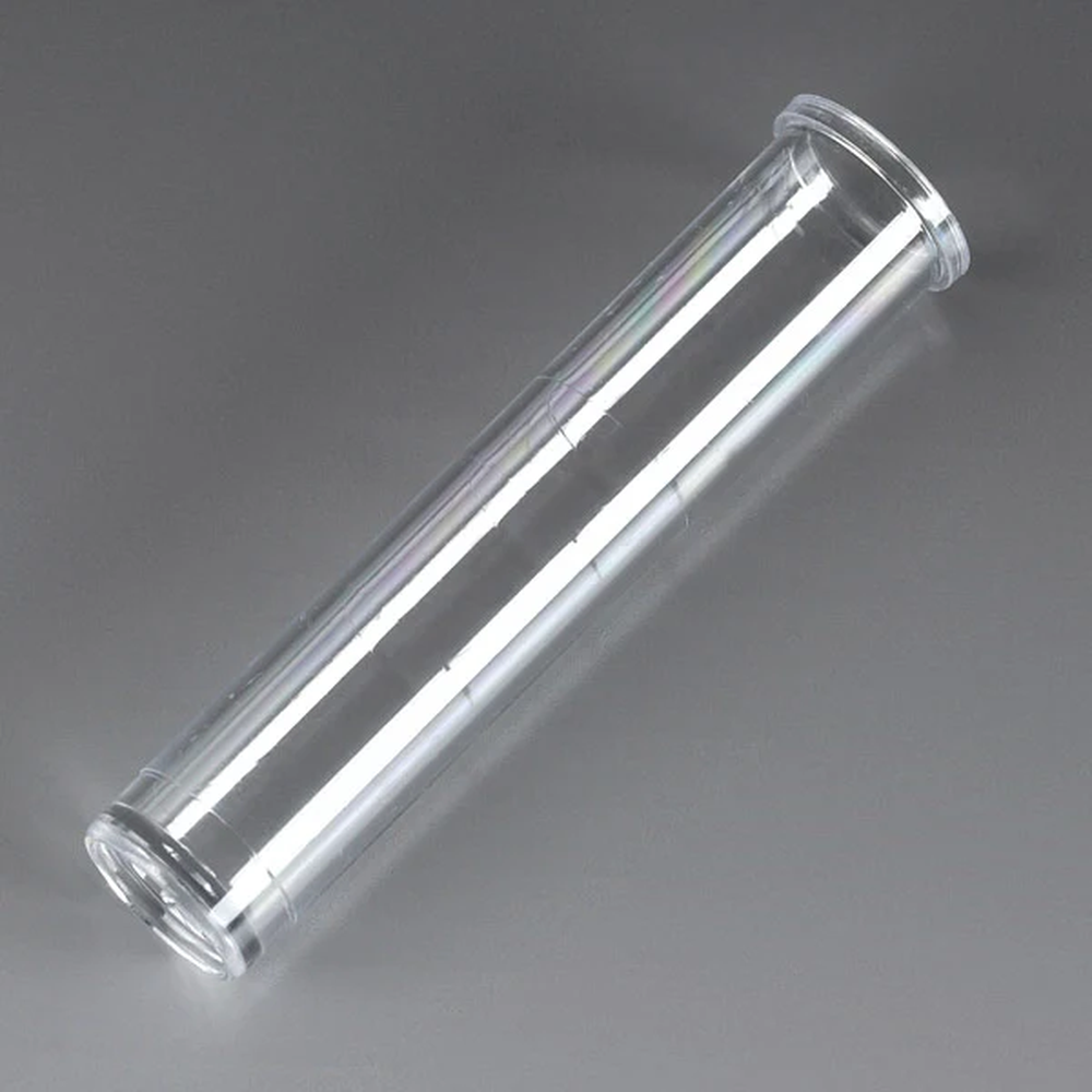 Tube, 12 x 57mm (3mL), PS, Flat Bottom, Graduated, with Rim, 1000/Bag