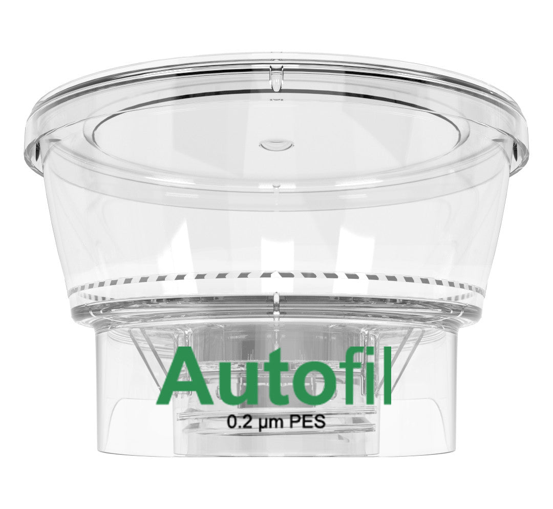 Autofil® Sterile Disposable Bottle Top Vacuum Filters with 0.2 µm Sterilizing PES Membrane, 250 mL, 24/CS