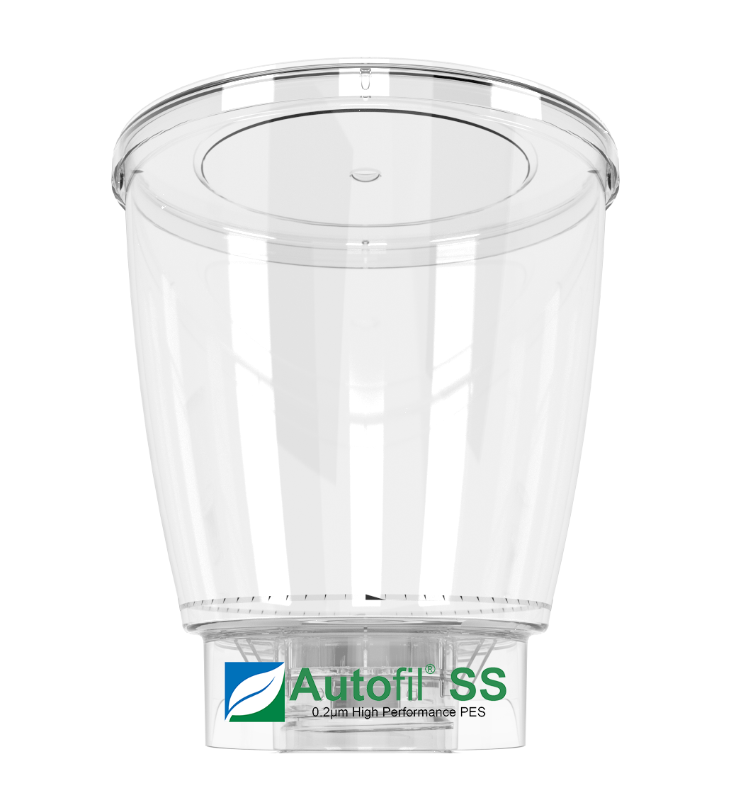 Autofil® 2 Sterile Disposable Bottle Top Vacuum Filters with 0.45 µm PES Membrane for Prefiltration or Clarification, 1,000 mL, 12/CS