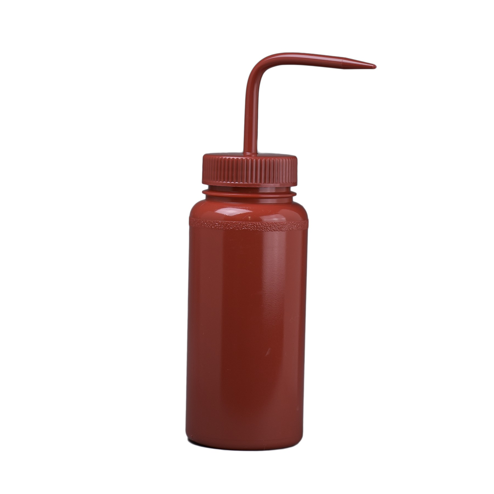 BOTTLE,WASH,PE,WM,WITH/RED CLOSURE,16OZ
