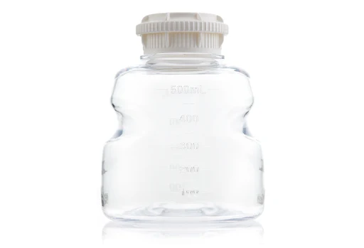 EZLabpure™ Media Bottle PETG, 1,000 mL, GL45 Closed VersaCap, Sterile, 24/CS