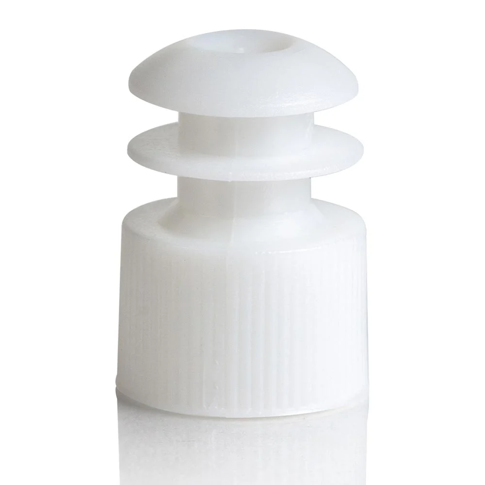 Cap, Flange Plug, 12mm, White - cs-20000