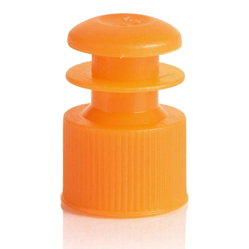 Cap, Flange Plug, 12mm, Orange - PK/1