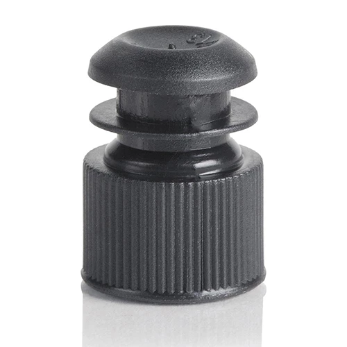 Cap, Flange Plug, 13mm, Black - PK/1