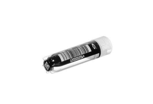 1 mL Cryo.s Tube, PP, Sterile, Internal Thread Natural Cap, ID Field, Starfoot Base, Conical Bottom, Triple Packed