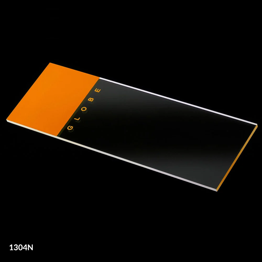 Microscope Slides, Glass, 25 x 75mm, 90 Ground Edges, Orange Frosted, 72/Box, 2 Boxes/Case (1 Gross)