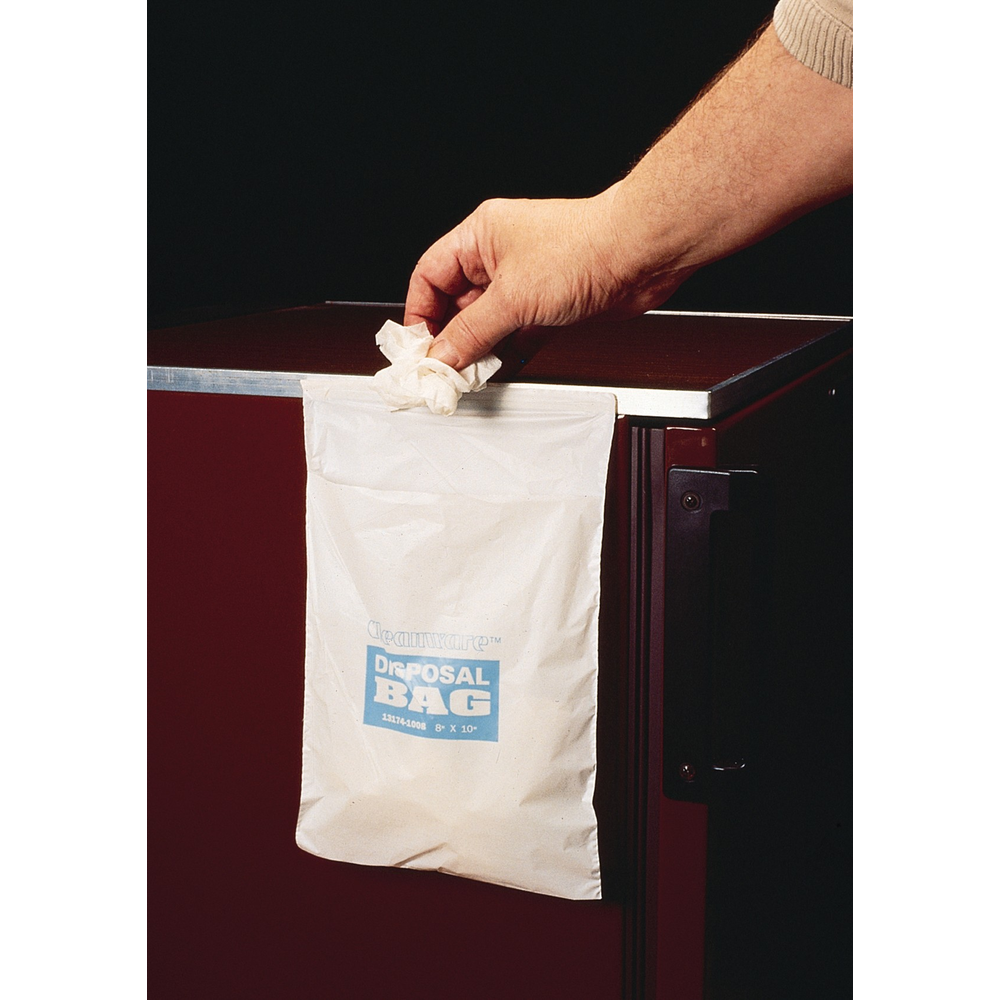 CLEANWARE,BAG,HDPE,LABORATORY WASTE, (8 x 10")