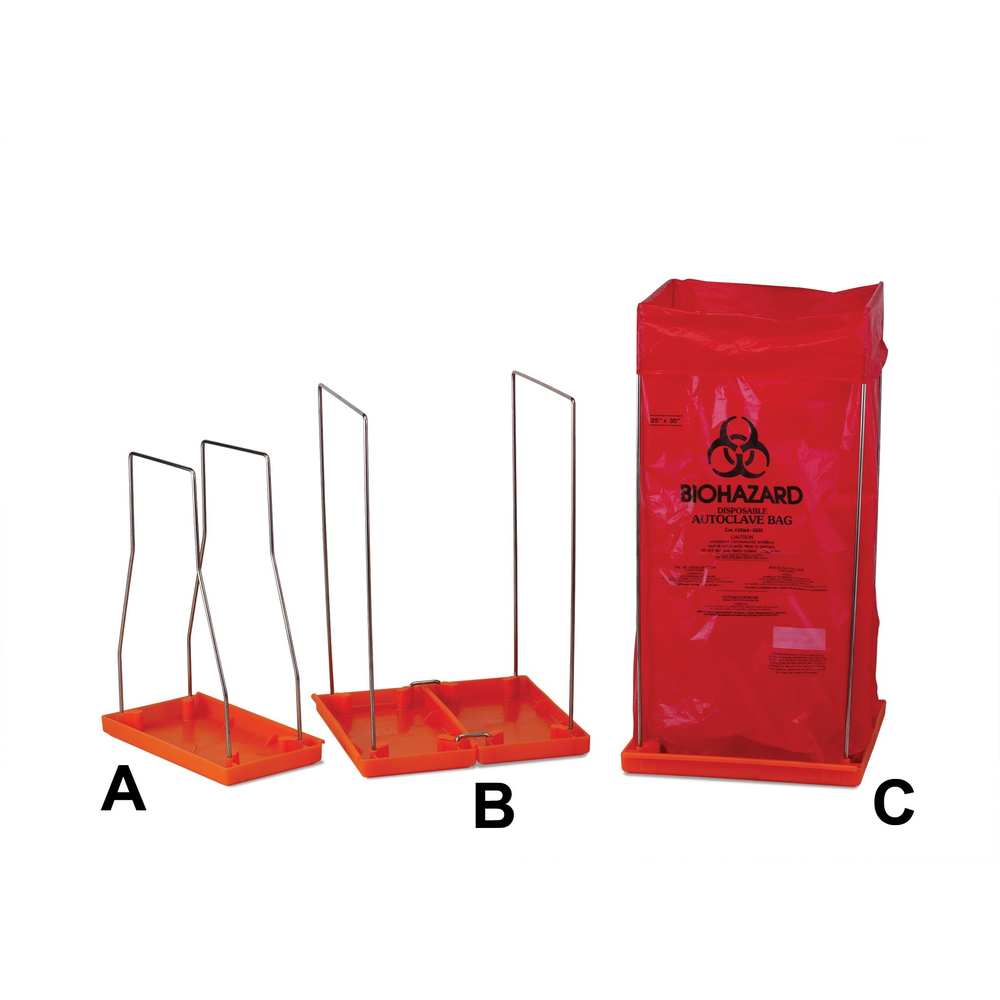 CLAVIES BIOHAZARDBAG HOLDER,MEDIUM