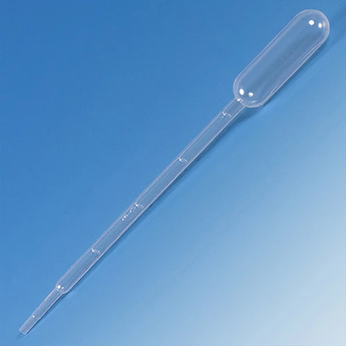 Transfer Pipet, 5.0mL, Large Bulb, Graduated to 1mL, 150mm, STERILE, Individually Wrapped, 100/Bag, 5 Bags/Unit