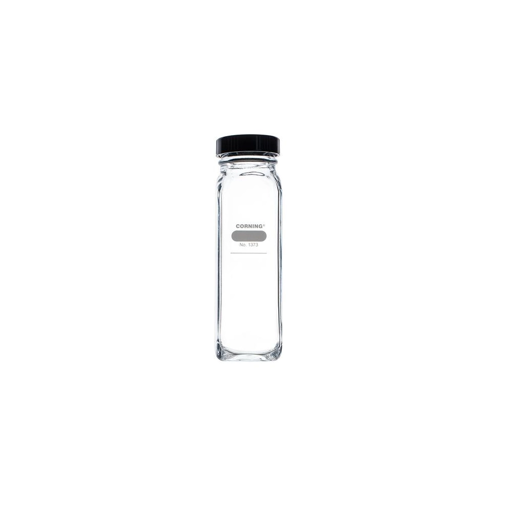 PYREX 160mL Wide Mouth Milk Dilution Bottle, Screw Cap, Graduated