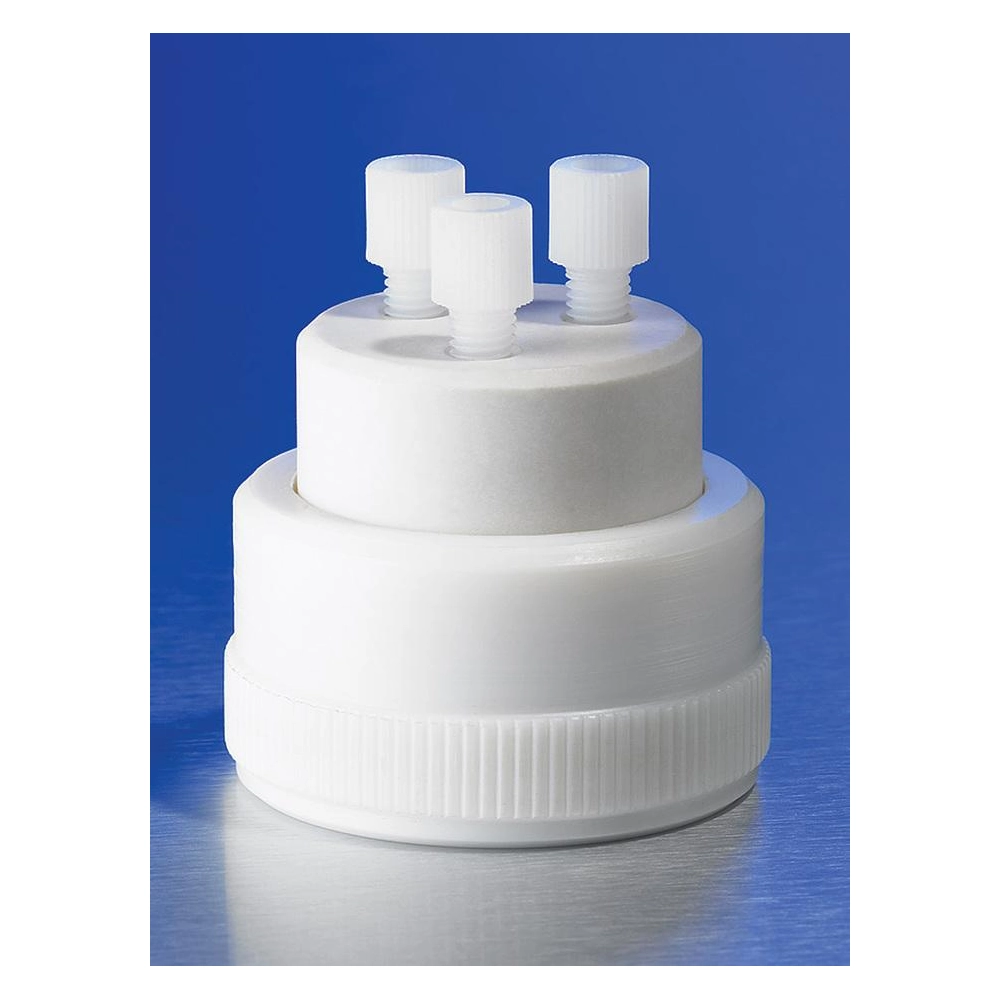 PYREX Three-Hole Mobile Phase Delivery Screw Cap, GL45