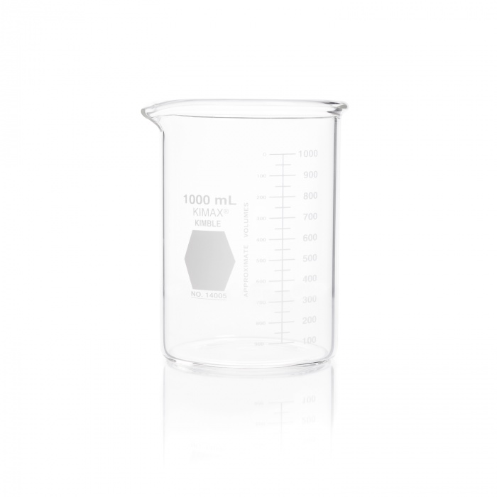 BEAKER,HEAVY DUTY,LOW,SCALE,1000ML