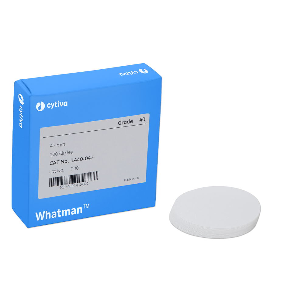 Filter Paper Grade No. 40, Quantitative, Ashless, Medium Retention - 4.25