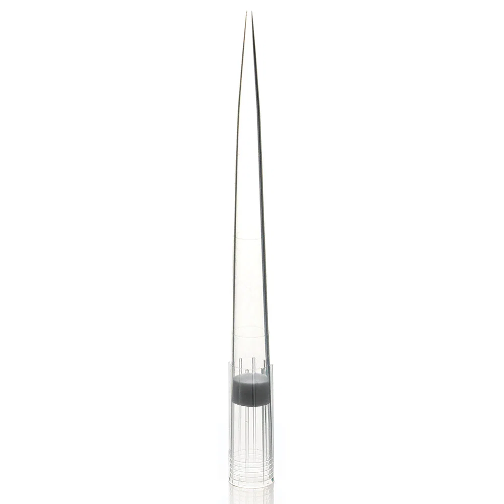 Filter Pipette Tip, 1 - 1250uL, Certified, Universal, Low Retention, Graduated, Natural, 98mm, Extended Length, STERILE, 96/Rack, 6 Racks/Box - cs-5760