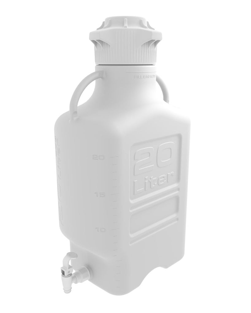 Carboy, 20L, HDPE, 120mm Cap, w Spigot, 1/EA