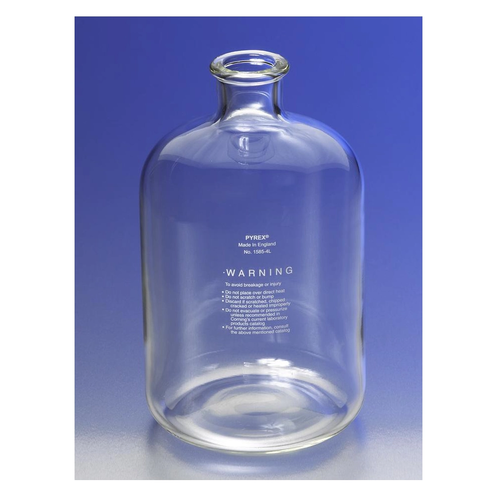 PYREX 9L Serum Bottle with Tooled Neck