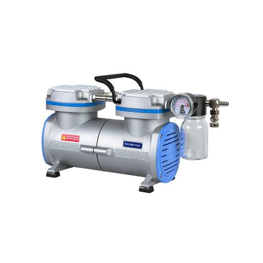 Rocker 910C, PTFE Coated Chemical Resistant Vacuum Pump, AC110V, 60Hz with United States plug