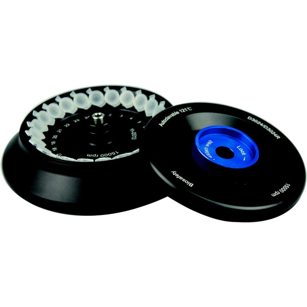 Aluminum Alloy Rotor with cover, 15000rpm, 1.5/2ml x 24, used with SCI-24 & SCI-24R