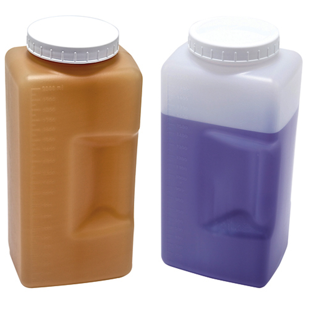 Bottle WM Square, HDPE 2L, 6/PK