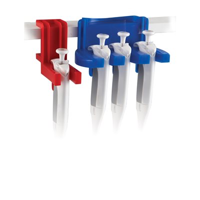 Tri-Clamp-ette Pipette Holder (holds 3 pipettors), Blue