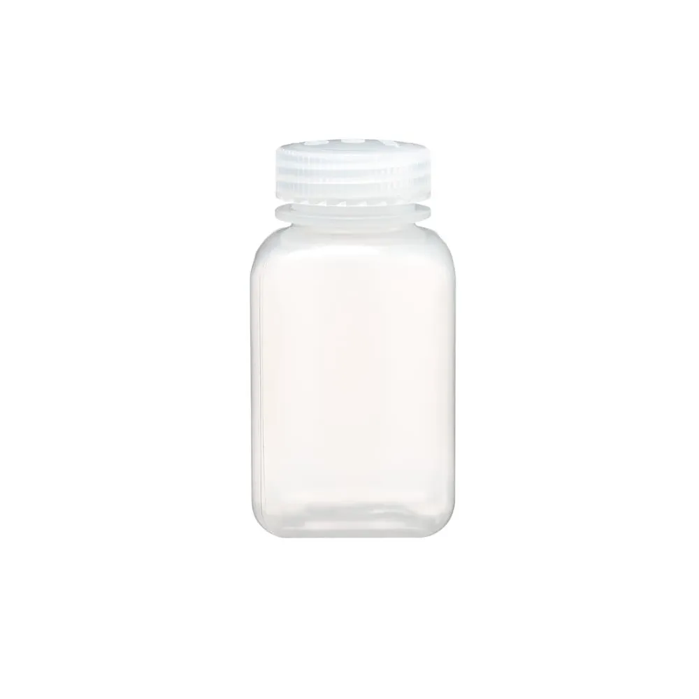 Wide-Mouth Square Bottle PP 250 mL