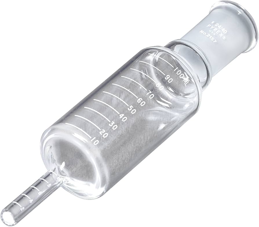PYREX 100mL Kuderna-Danish Concentrator Tube with Circulation Jacket