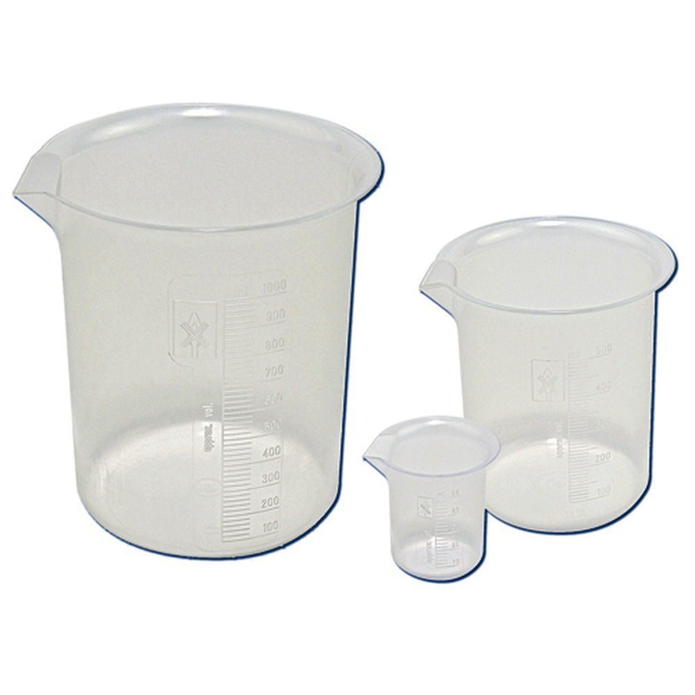 Beaker Griffin, PP 1000mL, 12/CS