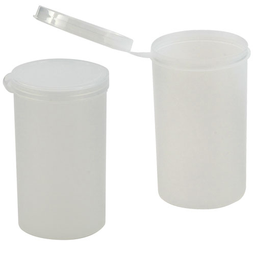 Container w Hinged Lid, PE 4oz, 100/CS