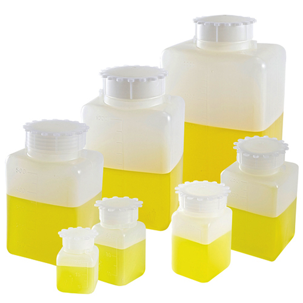 Bottle Square, HDPE/PP 500mL, 36/CS