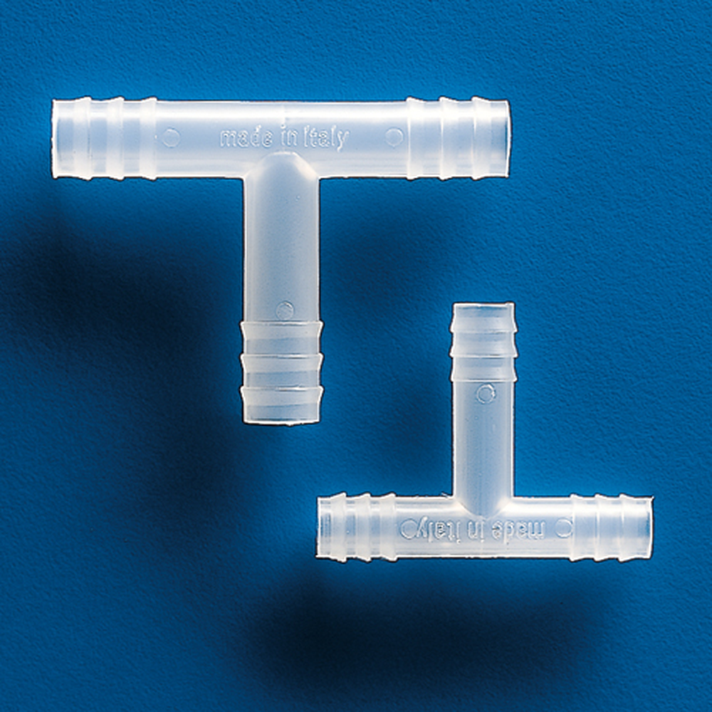 Tubing Connector T, PP 10mm, 100/CS