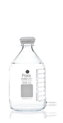 Puregrip Aspirator Bottle GL45 Cap and with Outlet for Tubing, 2 L, 5/CS
