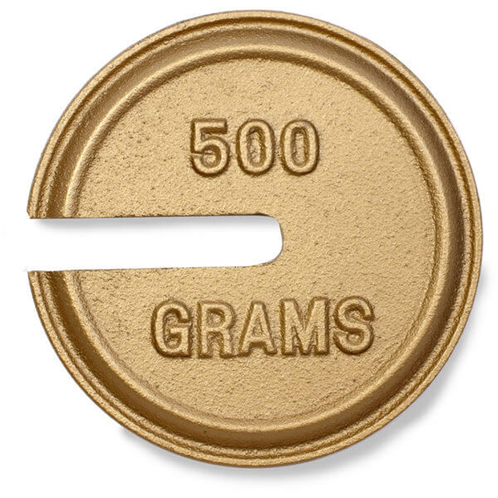 Weight, 500 g, NIST F, Traceable Cert