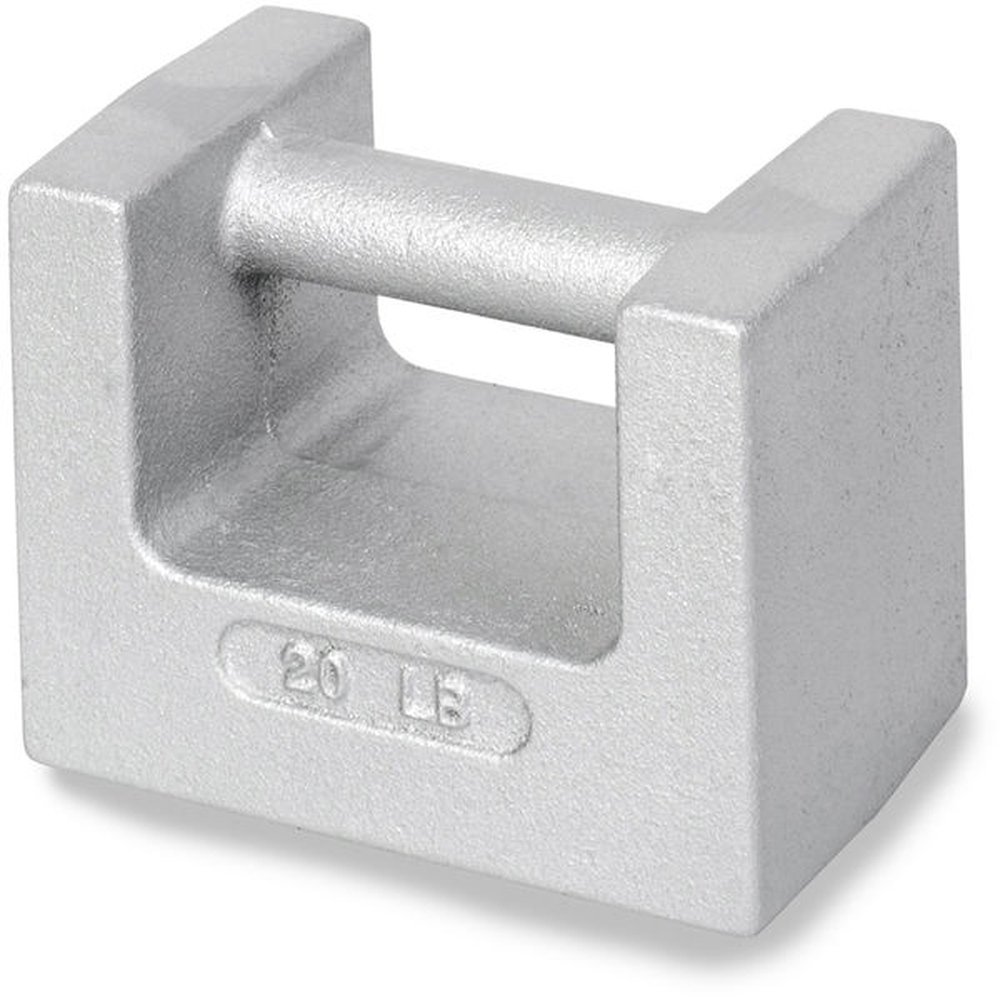 Weight, 20 lb, NIST F, Traceable Cert