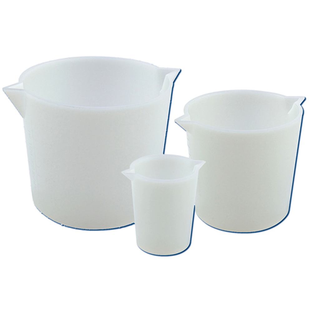 HDPE BEAKER H/WALL 1000ML (FAB), 12/CS