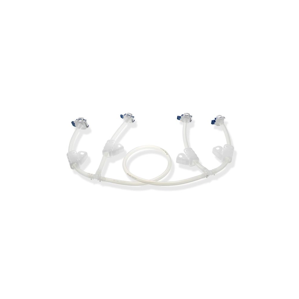 Corning CellCube Double-T Tubing Manifold, 3/8ID Thermoelastic Tubing, 4 Aseptic Connectors, Sterile, 1 per bag, 2 per case