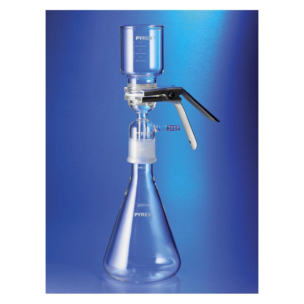 PYREX 47 mm Microfiltration All-Glass Assembly, 1000 mL Funnel, Complete