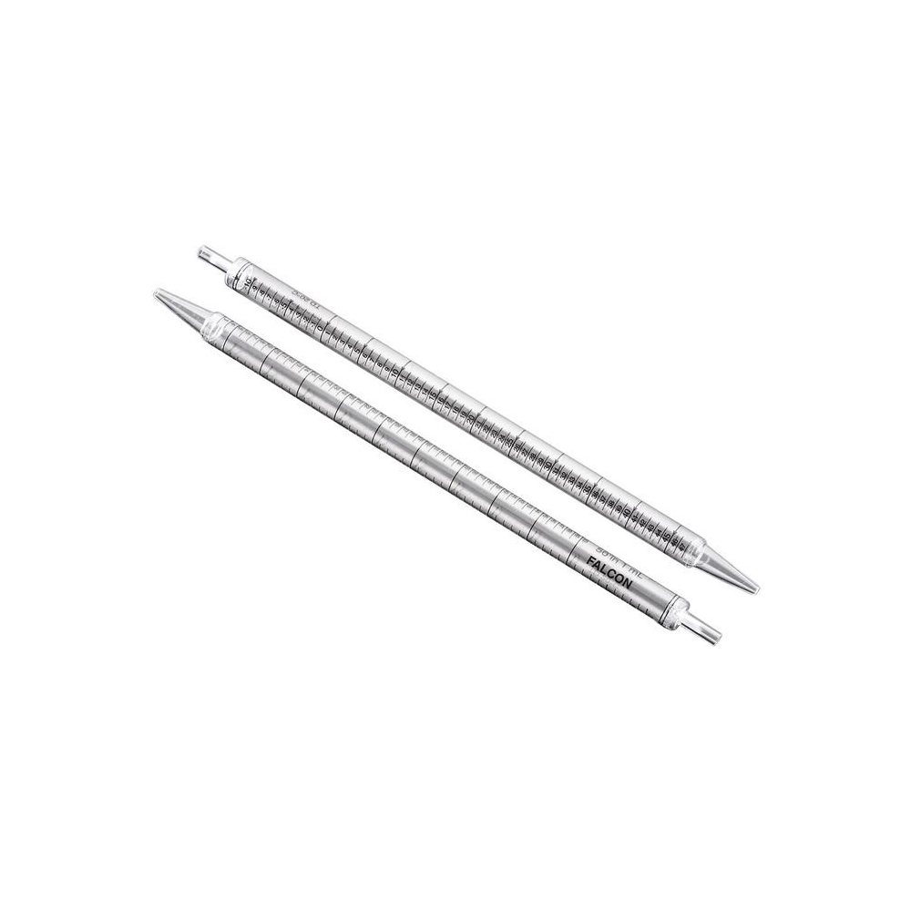 Falcon 50mL Serological Pipet, Polystyrene, 1.0 Increments, Individually Wrapped, Sterile, 25/Pack, 100/Case