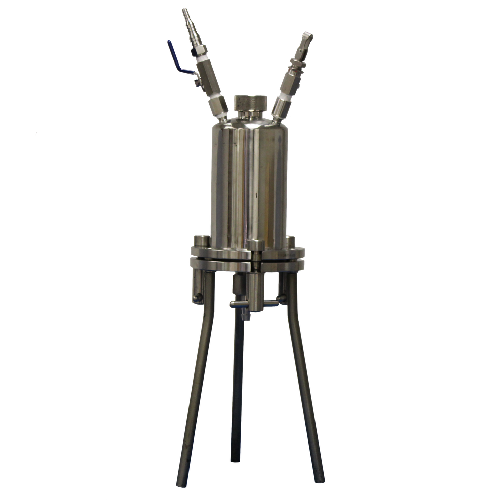 SS Holder with Reservoir: 90 mm, 750 ml Reservoir, 316 SS
