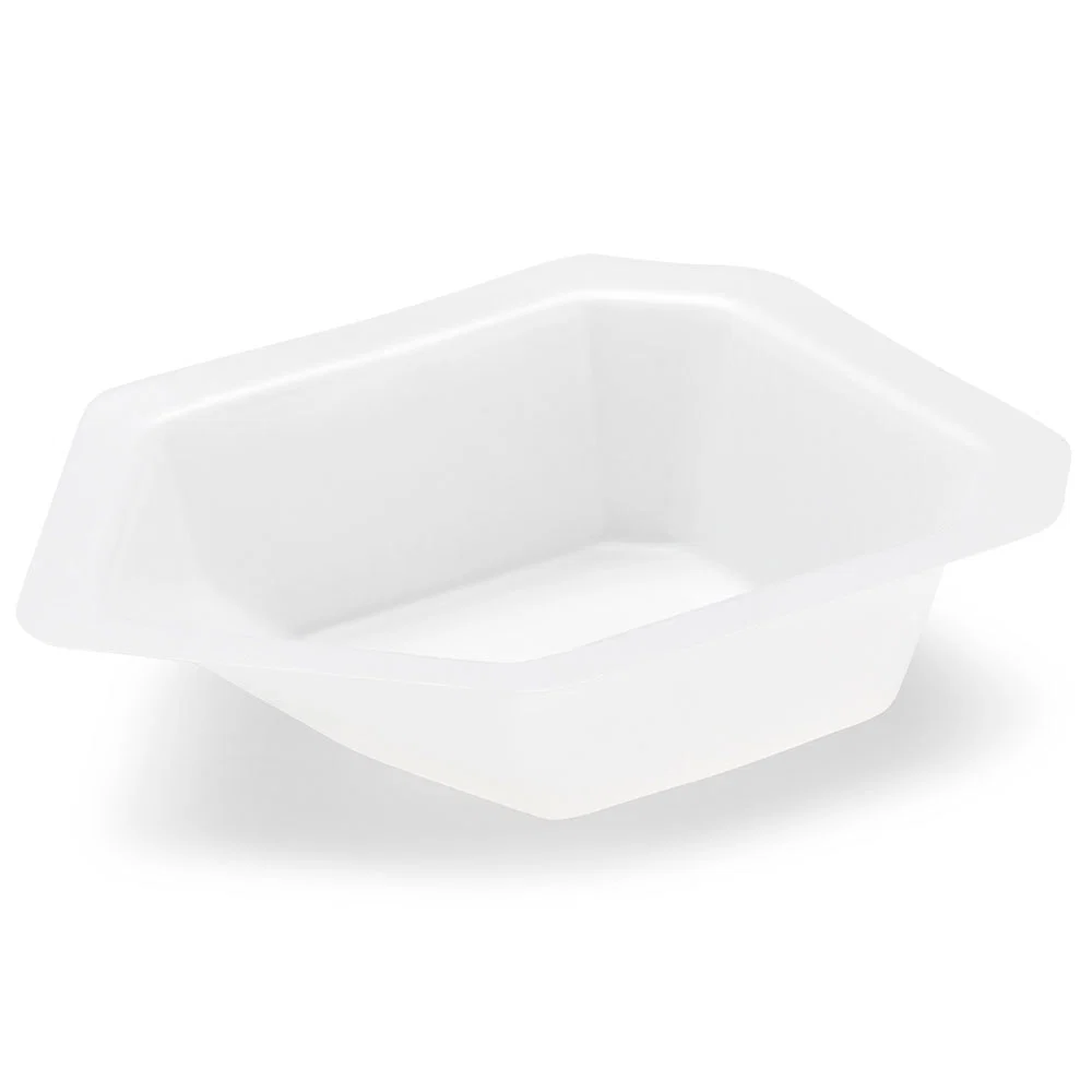 Weighing Boat Vessel, Plastic, with Pour Spout, Antistatic, PS, White/Natural, 15mL - cs-8000