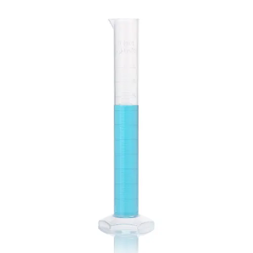 Cylinder, Measuring, Diamond Essentials, Class B, PP, Molded Graduations, tall form, 100mL - CS/12